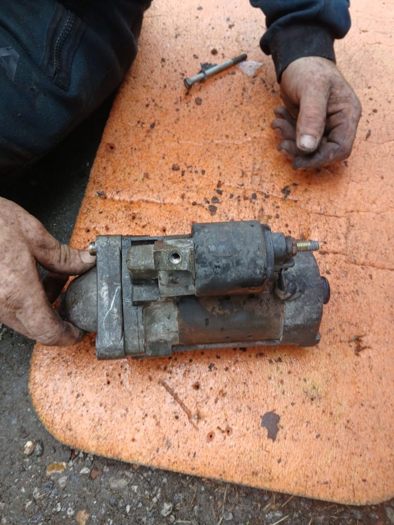 Fiat Ducato motorhome repairs Faulty Starter Motor