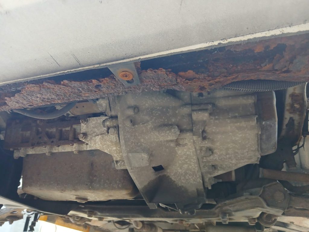 Fiat Ducato motorhome repairs Rust on the Front Cross
