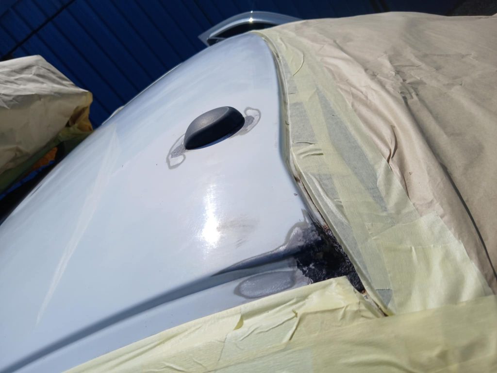 Ford Transit Rust removal and Respray