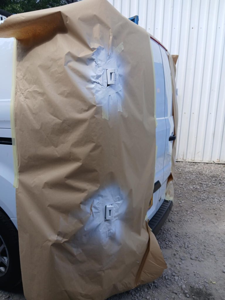 Ford Transit Rust removal and Respray