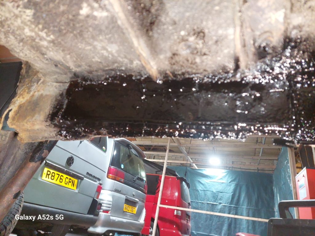 transit welding undersealed