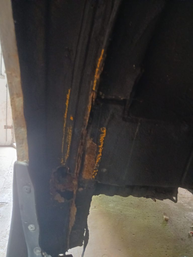 Transit Campervan Welding