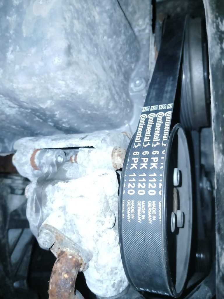 VW T5 campervan aux belt replacement