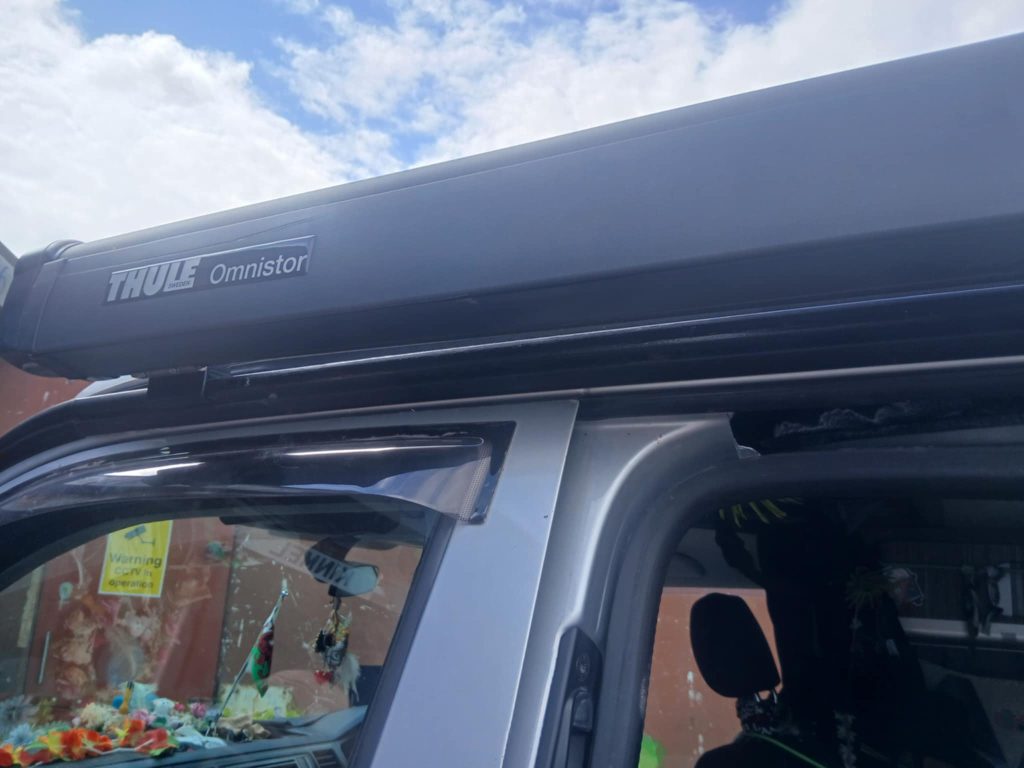 Thule Omnistor cassette fitted to VW campervan North Wales