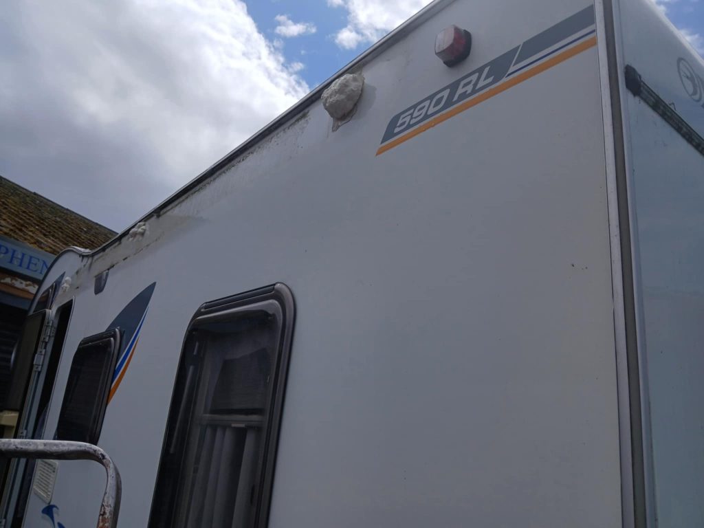 Motorhome Fibreglass Repair Process