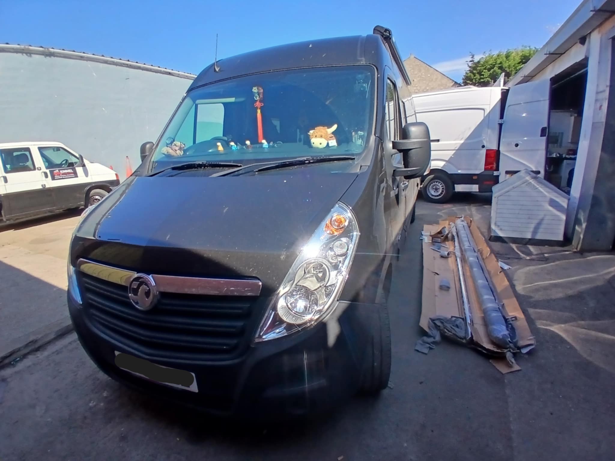 Vauxhall Movano side bars supplied and fitted