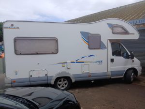 Motorhome awning repair