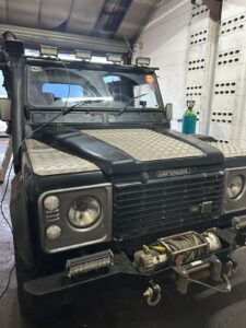 Land Rover Defender pop top roof conversion