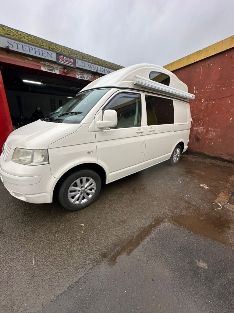 VW T5 full respray smooth side panel finish and new wheel upgrade
